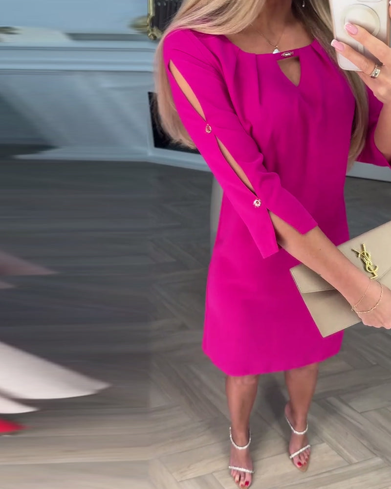 Robe July À Manches Fendues