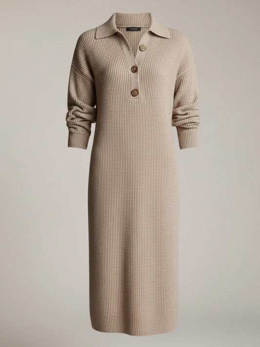 Robe Ayda Mi-Longue En Laine