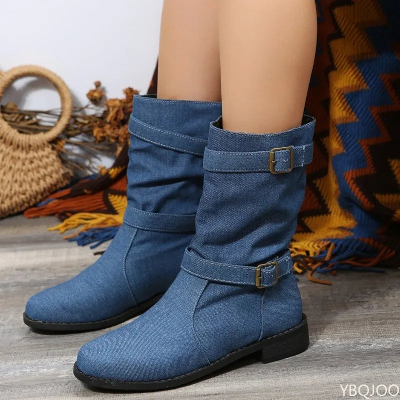 Bottines Rodeo En Denim