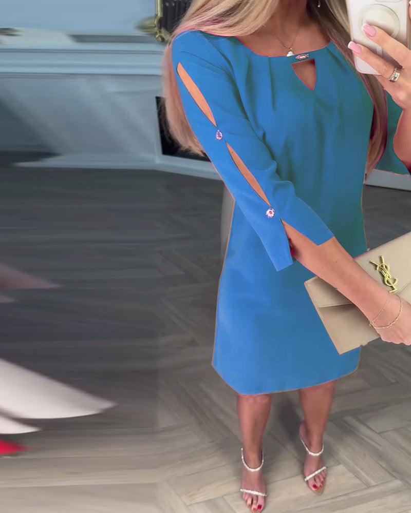 Robe July À Manches Fendues