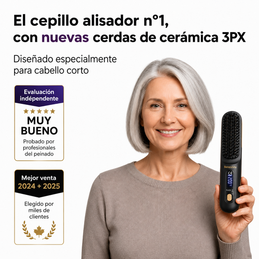 Maison Simple Brosse Coiffante Inteligente Cabelo Curto Preto (Cópia)