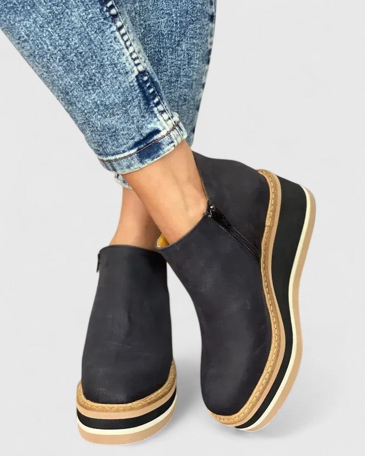 Bottines Sally Élégantes En Cuir