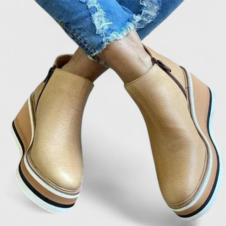 Bottines Sally Élégantes En Cuir