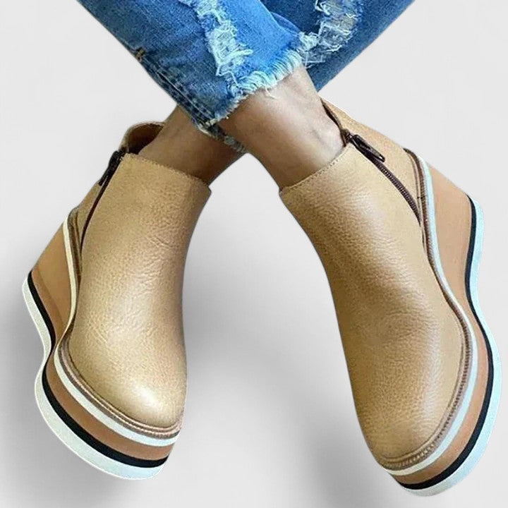 Bottines Sally Élégantes En Cuir