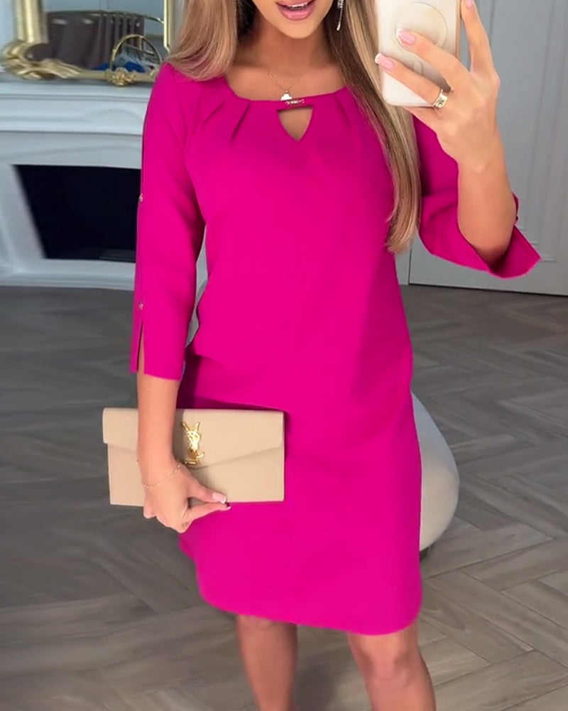 Robe July À Manches Fendues