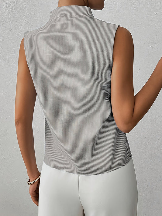 Haut Sans Manches À Rayures